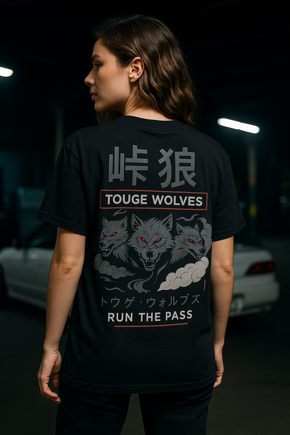 Touge Wolves Heavyweight T-Shirt | JDM Junky Streetwear