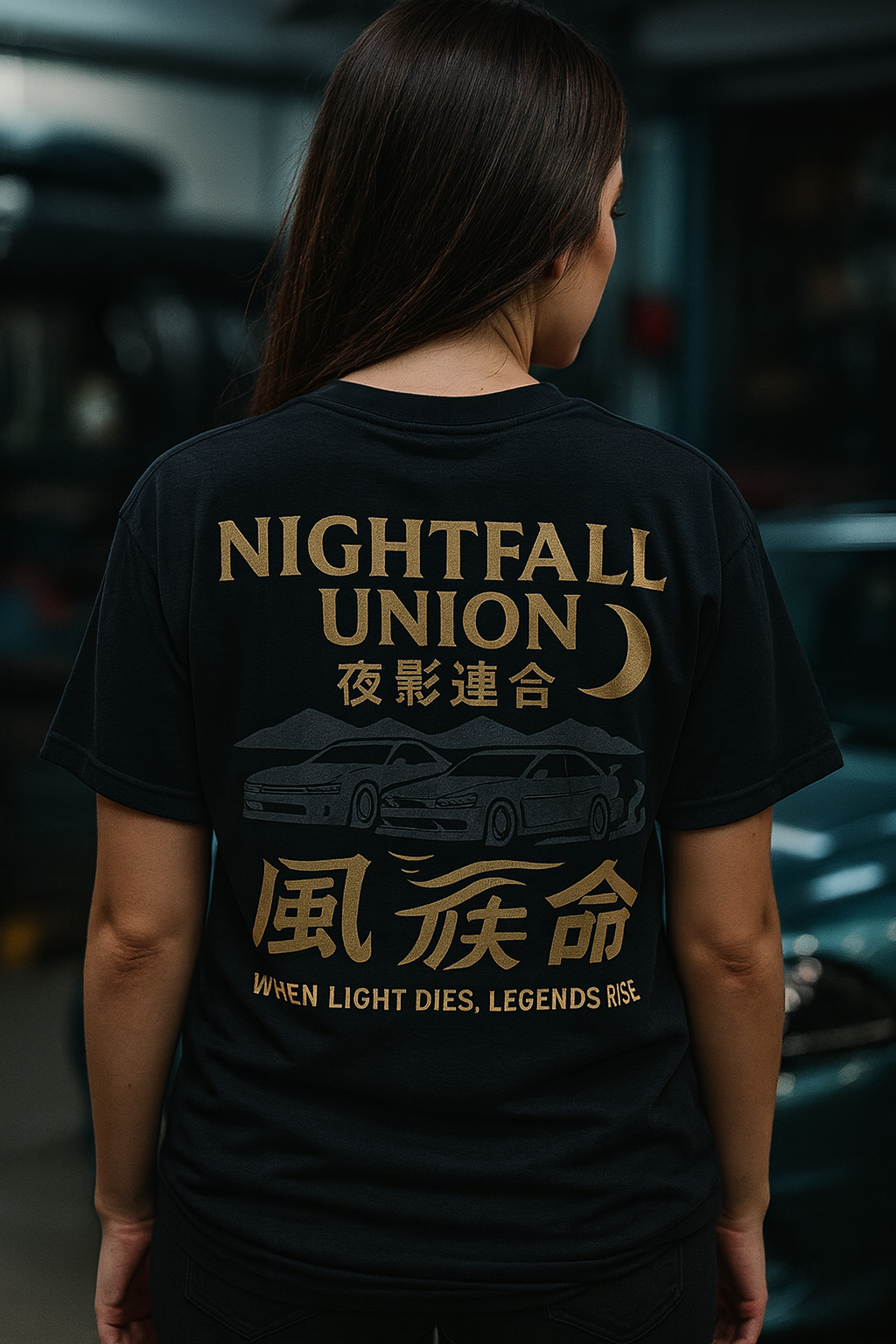 Nightfall Union Heavyweight T-Shirt | JDM Junky Streetwear