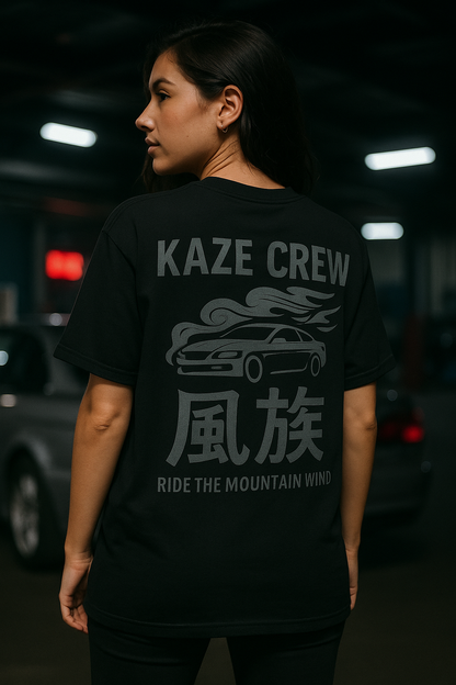 Kaze Crew Heavyweight T-Shirt | JDM Junky Streetwear