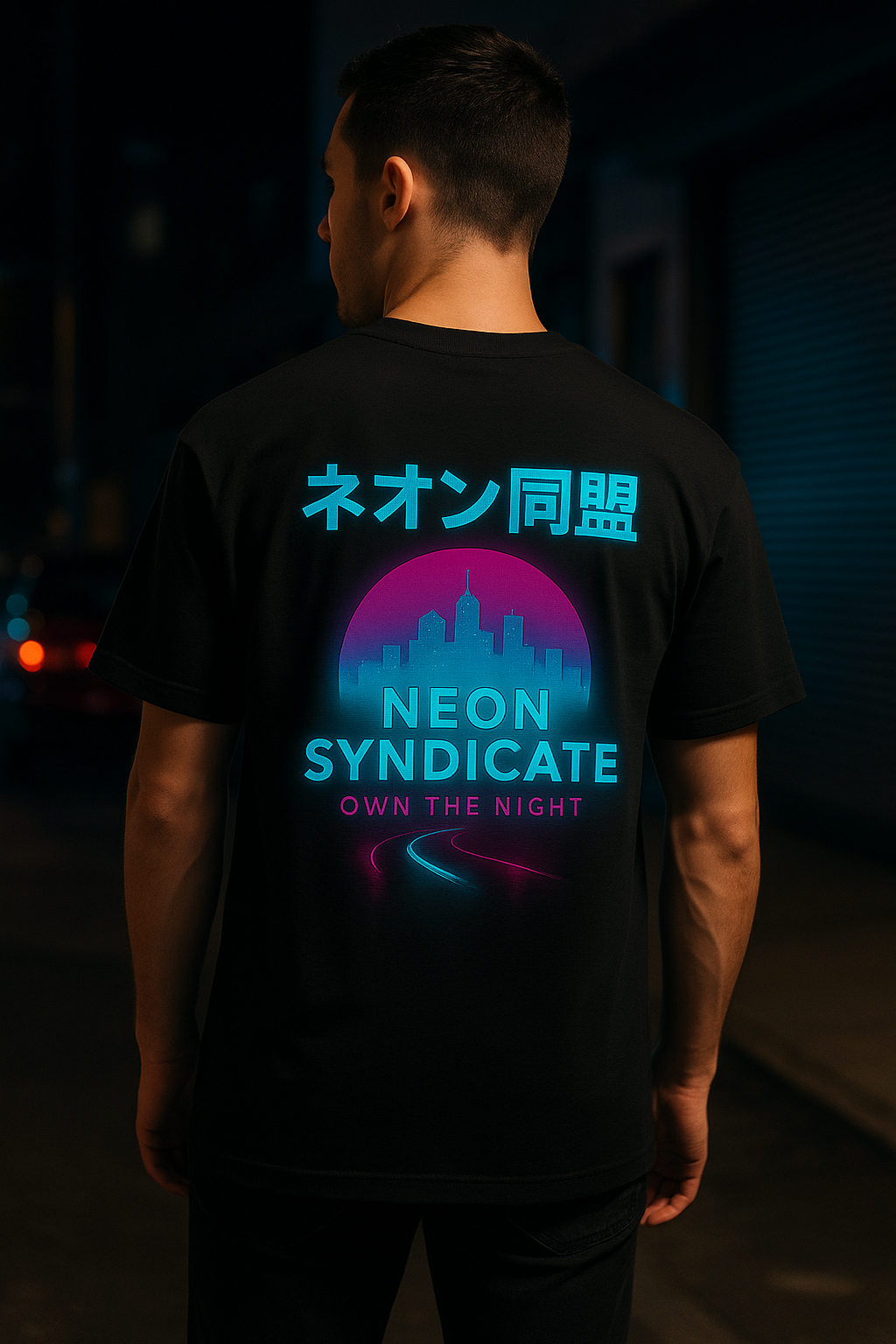 Neon Syndicate Heavyweight T-Shirt | JDM Junky Streetwear