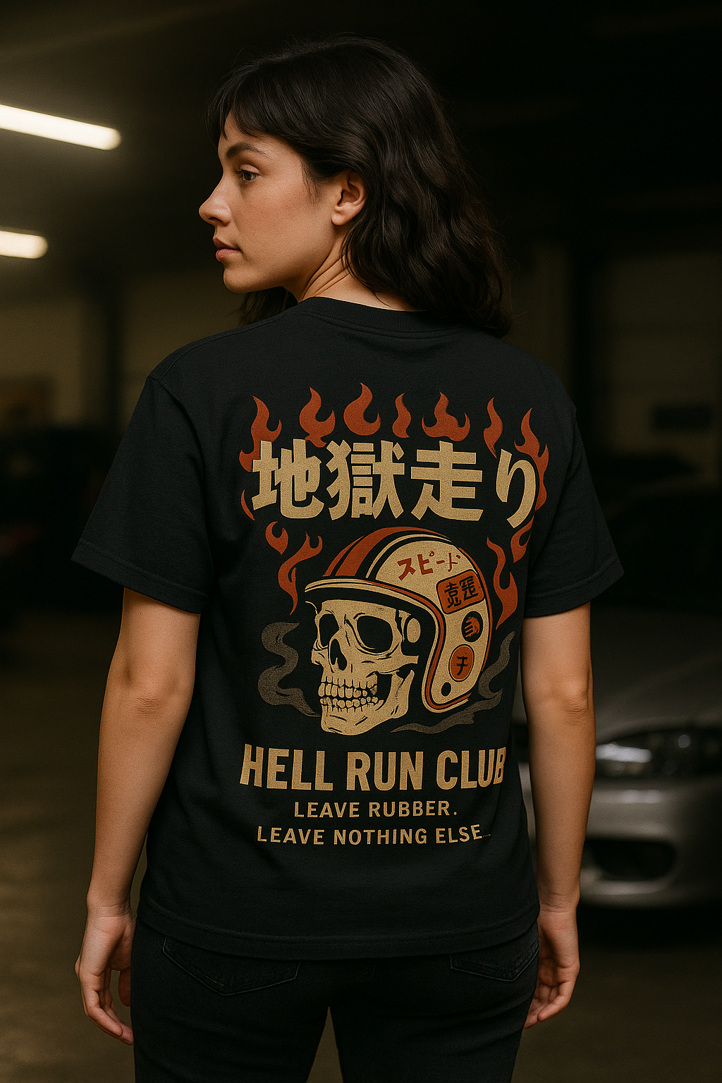 Hell Run Club Heavyweight T-Shirt | JDM Junky Streetwear