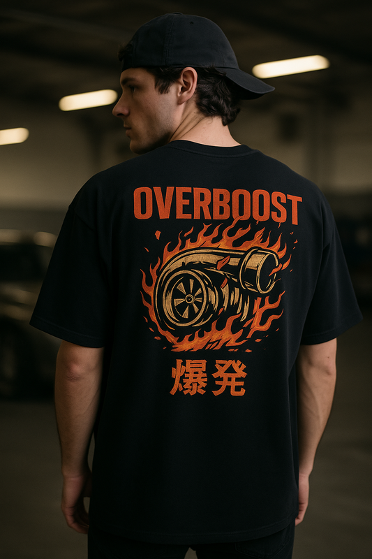 Overboost Heavyweight T-Shirt | JDM Junky Streetwear