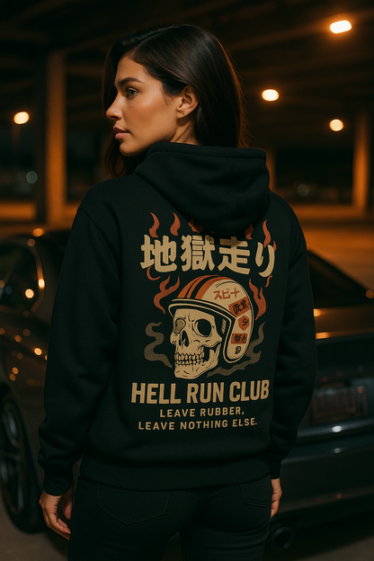 Hell Run Club Hoodie | JDM Junky Streetwear