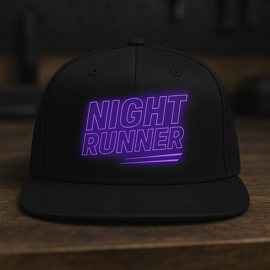 Night Runner Flat Bill Snapback | Overdrive  Collection