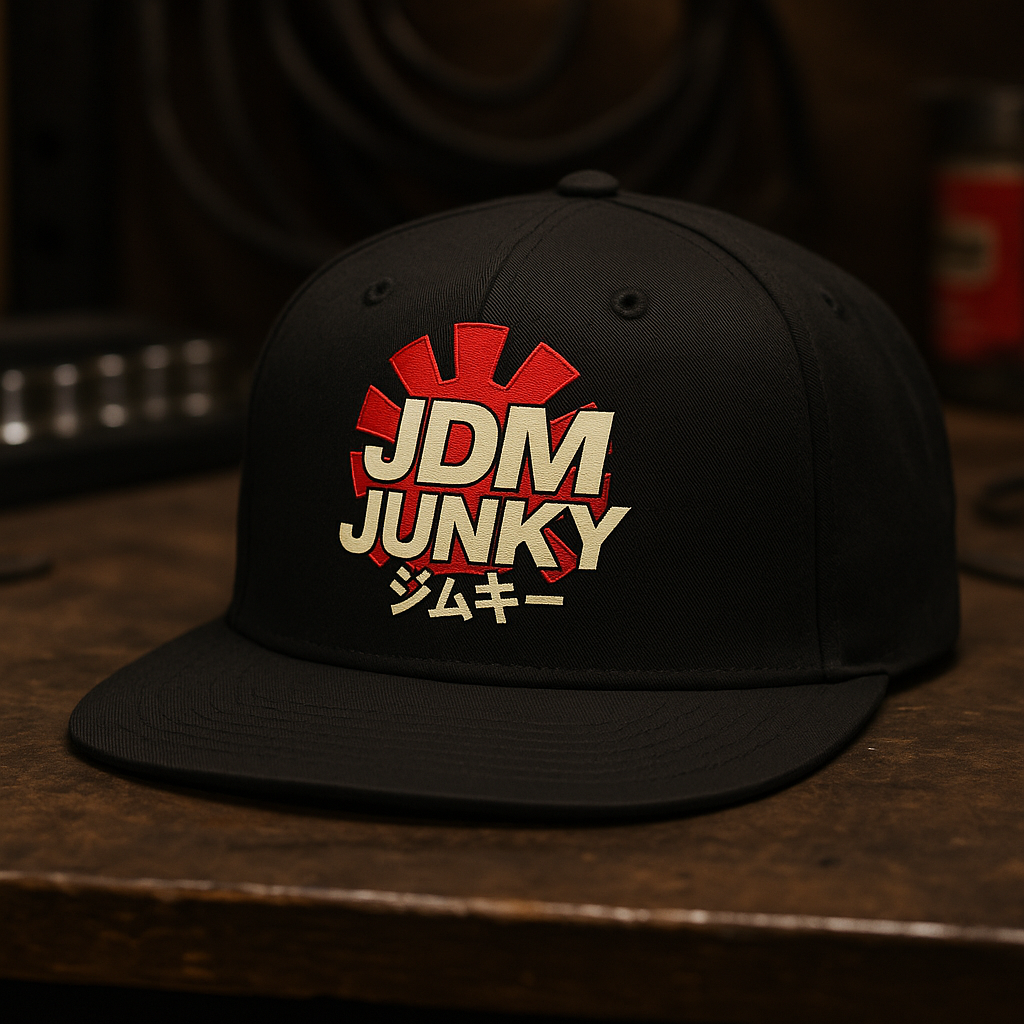 Rising Sun JDM Junky Flat Bill Snapback | Overdrive Collection